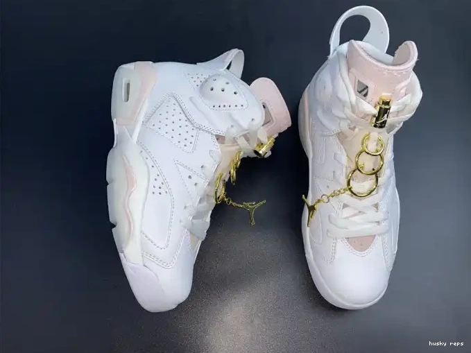 Rep Husky Jordan (W) Retro DH9696-100 Gold Air Hoops 6 0501